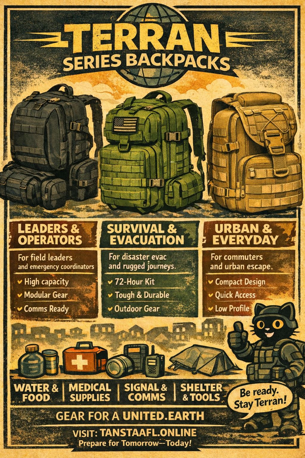 DISASTER BACKPACK 1A - COMMAND PACK