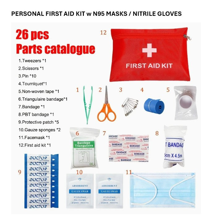 MINI BACKPACK PACKAGE LOADOUT - 9L MINI TACTICAL BACKPACK FOR KID & SENIORS