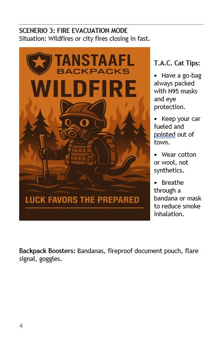 BULLETIN 007 - TAC CAT'S DISASTER TIPS BOOKLET