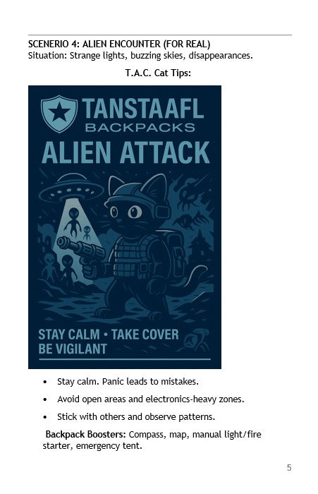 BULLETIN 007 - TAC CAT'S DISASTER TIPS BOOKLET