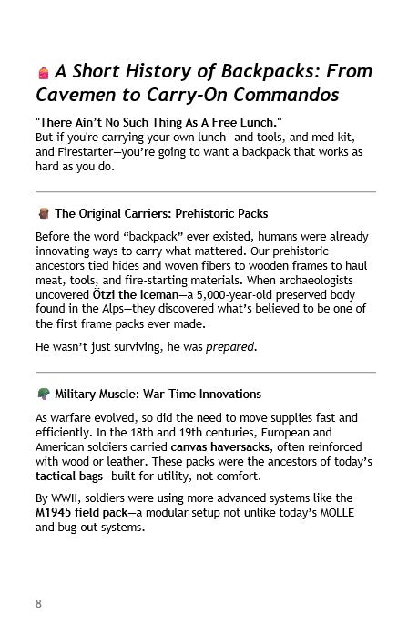 BULLETIN 007 - TAC CAT'S DISASTER TIPS BOOKLET