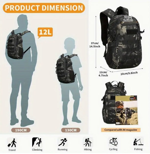 KID BACKPACK 8H - TWEEN PACK with Extras