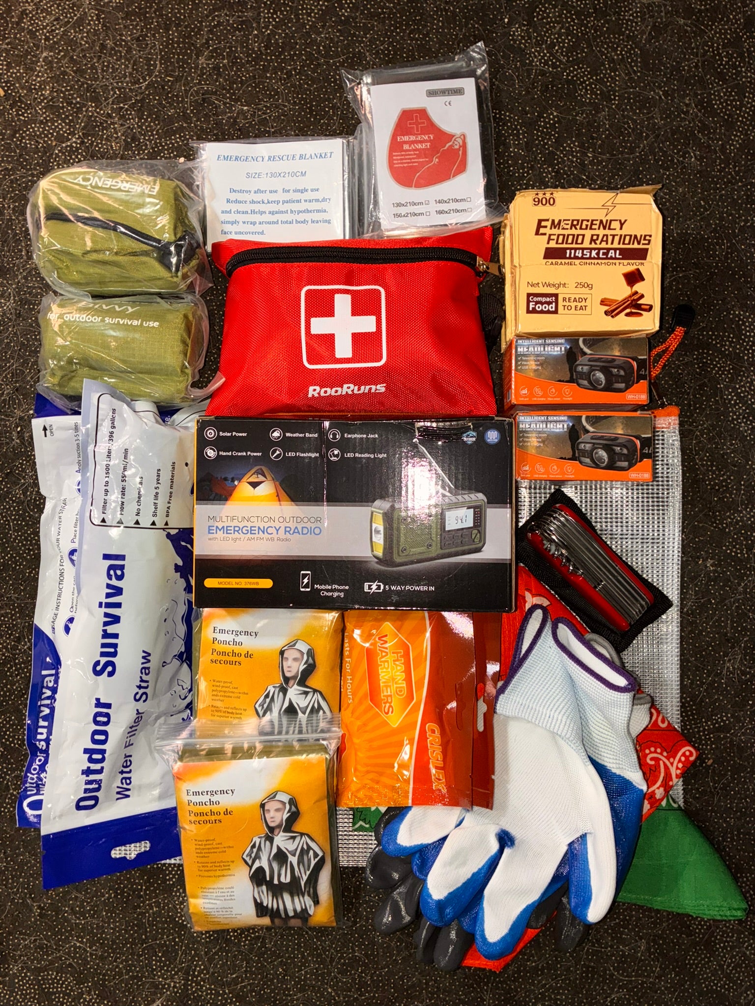 TANSTAAFL BACKPACKS DISASTER ESSENTIALS PACKAGE ALPHA