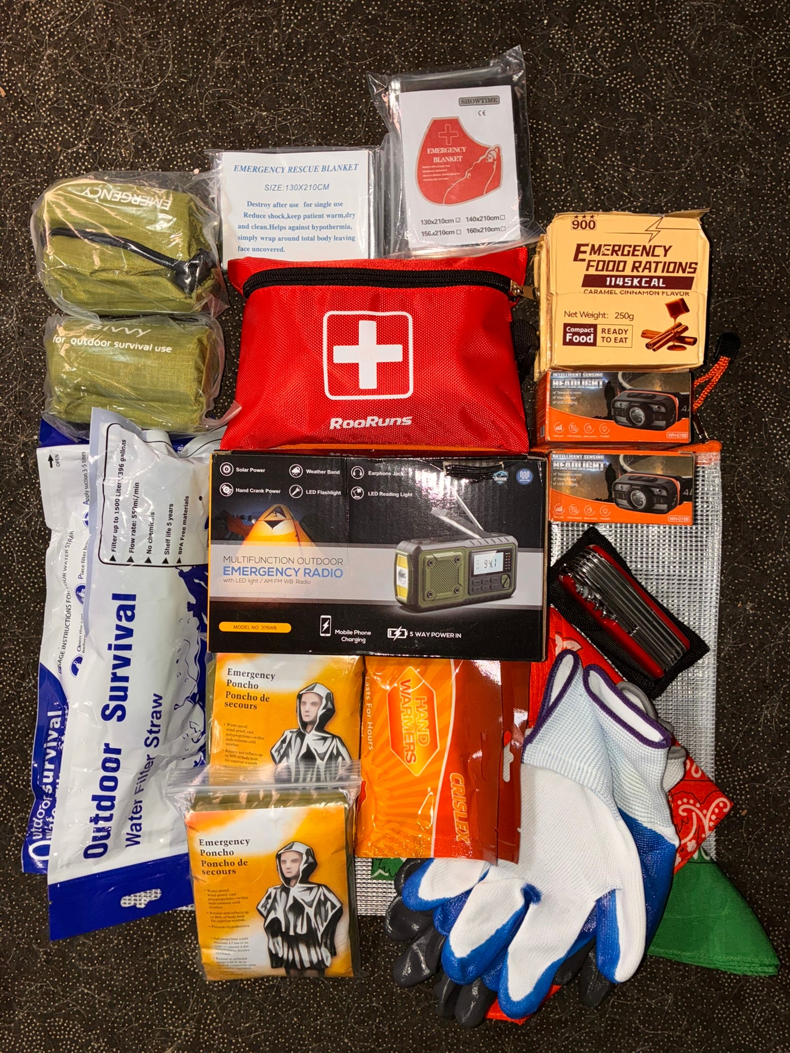 TANSTAAFL BACKPACKS DISASTER ESSENTIALS PACKAGE ALPHA