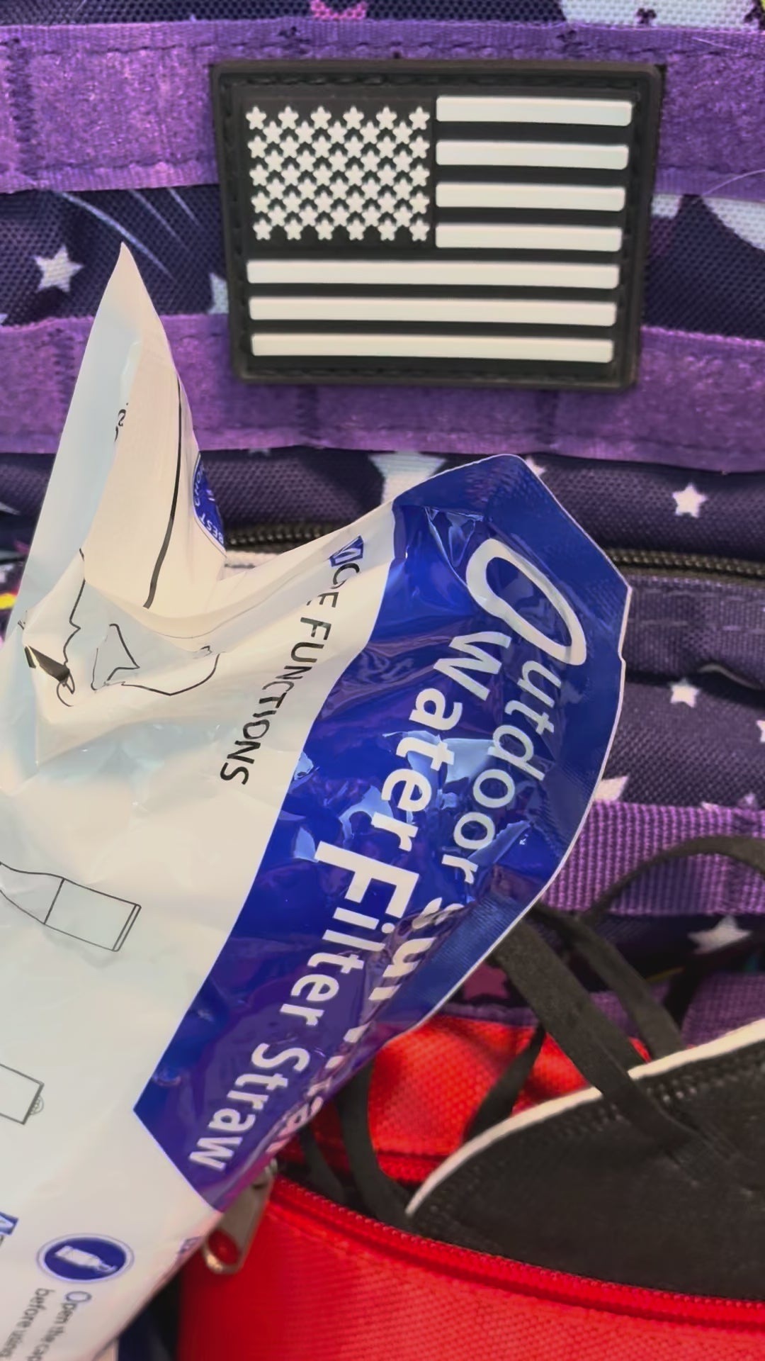 MINI BACKPACK PACKAGE LOADOUT - 9L MINI TACTICAL BACKPACK FOR KID & SENIORS